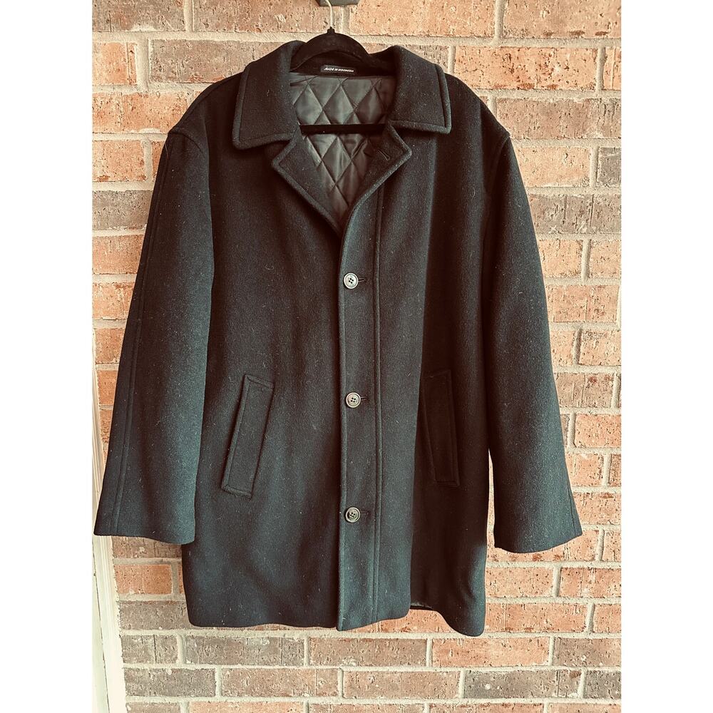 Lauren by Ralph Lauren Mens Cashmere Blend Coat Size 40 Regular